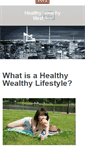 Mobile Screenshot of healthywealthylifestyles.com